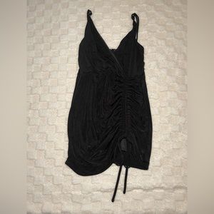 Black mini dress